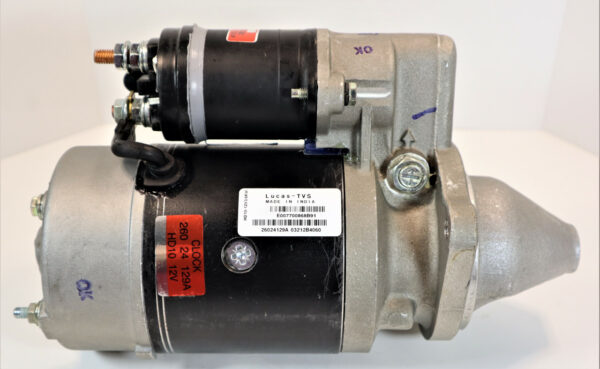 Mahindra Tractor Genuine Starter Motor 3.6 KW Lucas - OEM Part #E007700868B91